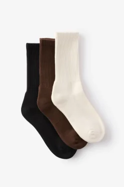 3 Pack Essential Crew Socks
