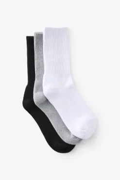 3 Pack Essential Crew Socks