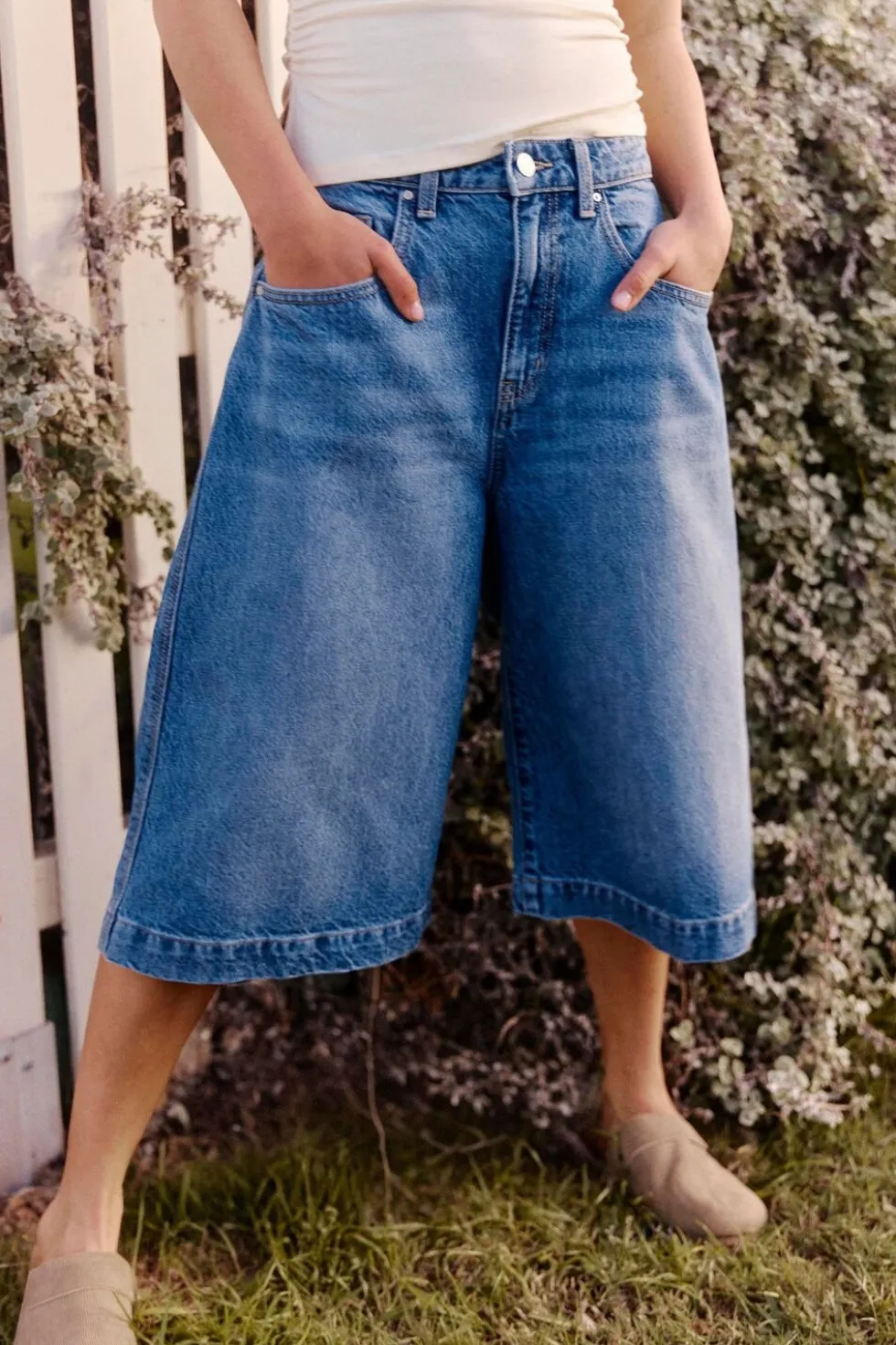 90 S Baggy Denim Jort