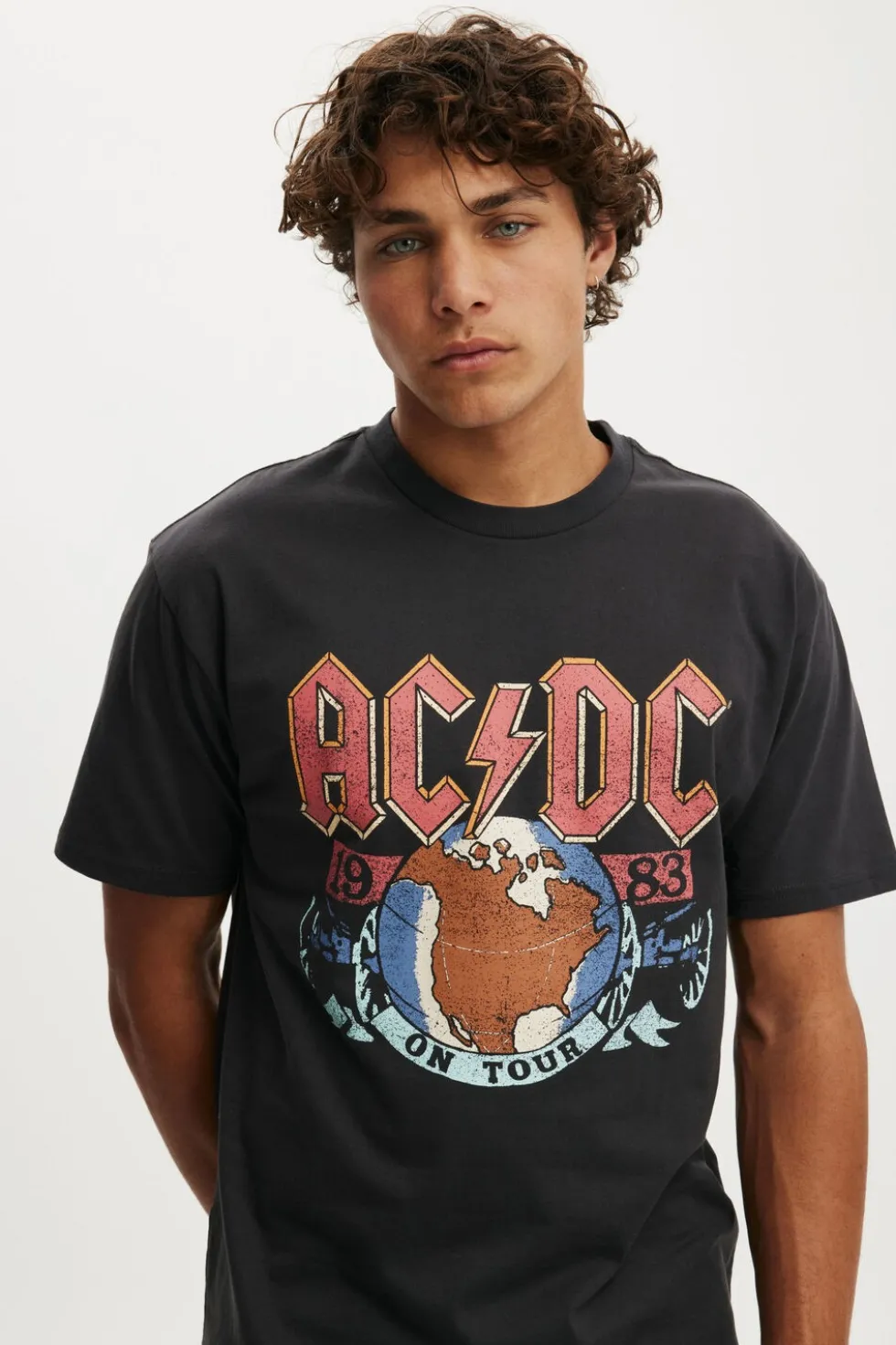 ACDC Loose Fit Music T-Shirt