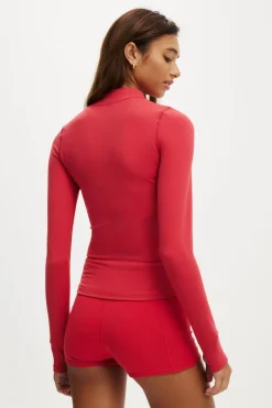 Active Core Zip Through Long Sleeve