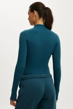 Active Core Zip Through Long Sleeve