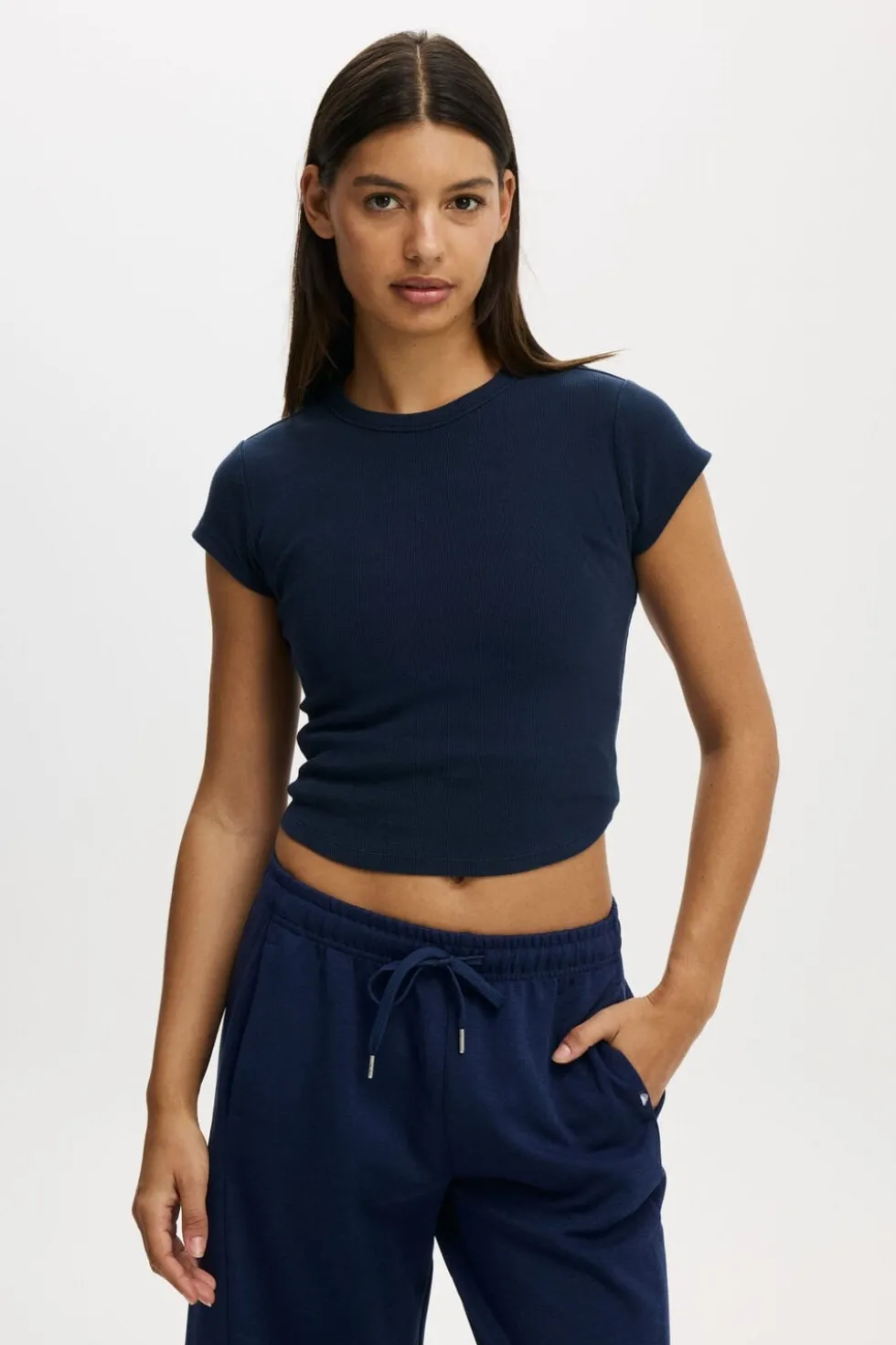 Active Curved Hem Baby Tee