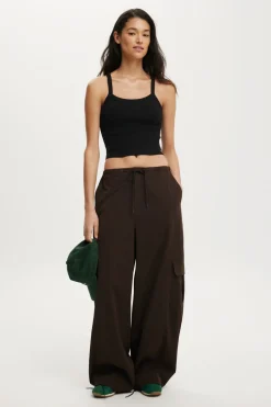 Active Rib T-Bar Cropped Tank