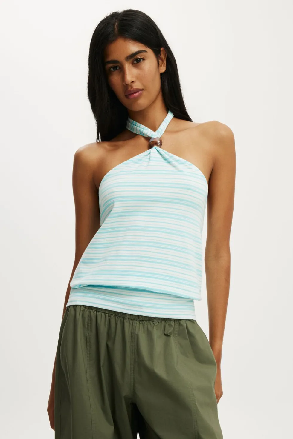 Ada Beaded Halter