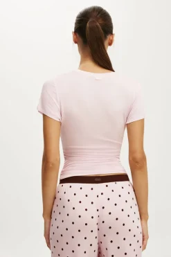 Airy Soft Basque T-Shirt