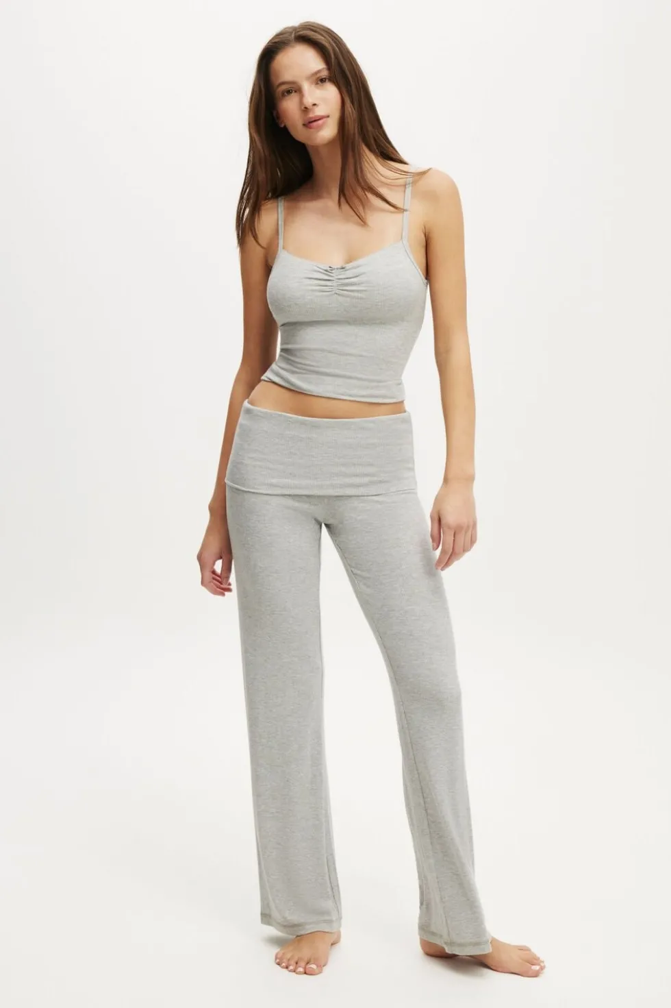 Airy Soft Roll Waist Pant