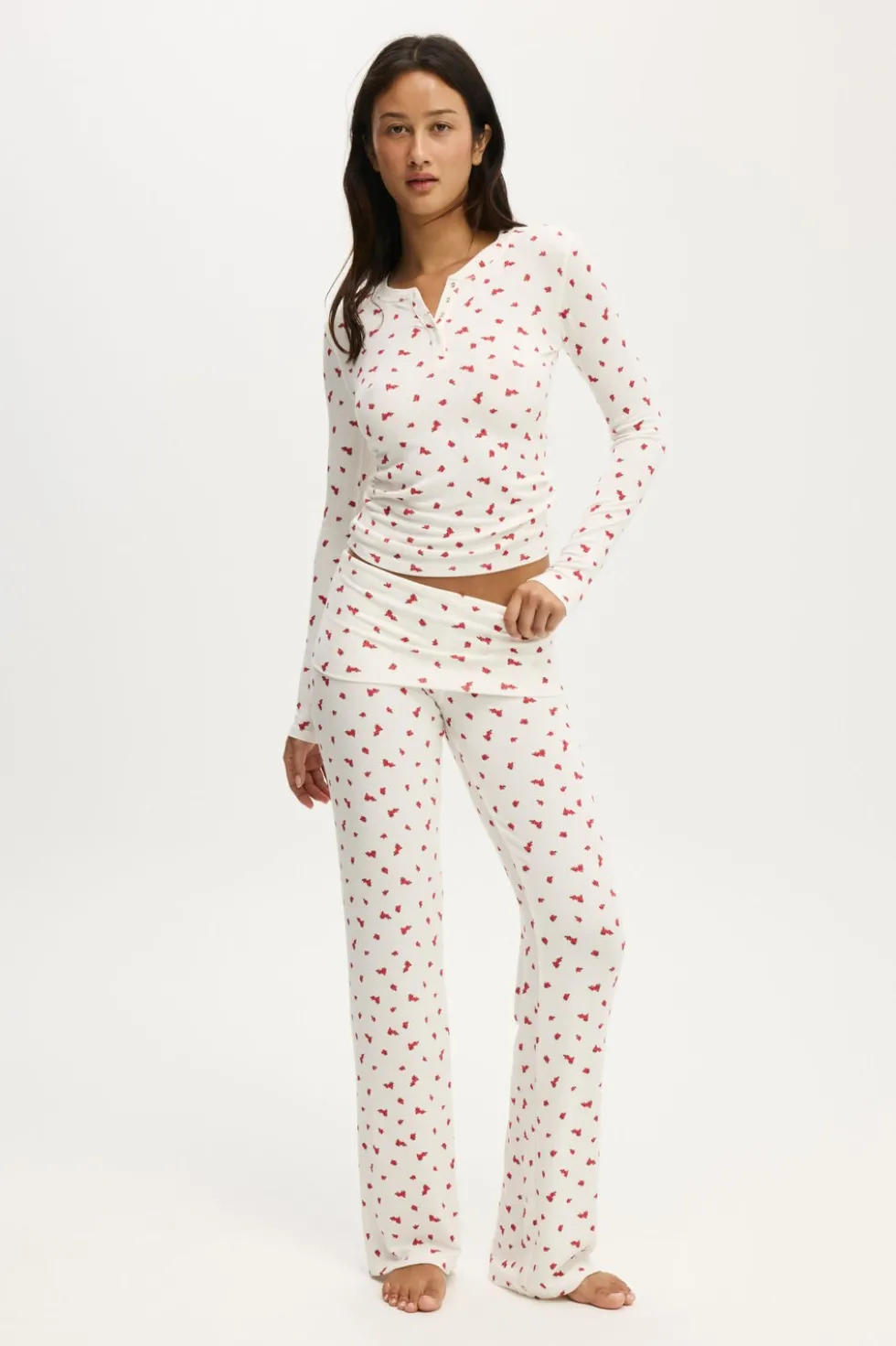 Airy Soft Roll Waist Pant