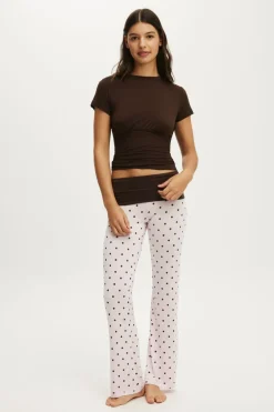 Airy Soft Roll Waist Pant
