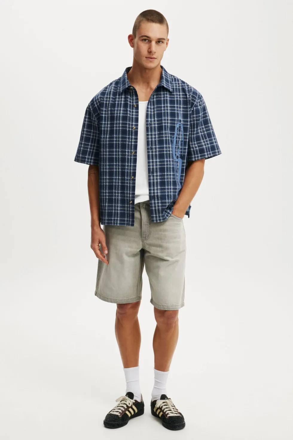 Baggy Denim Short