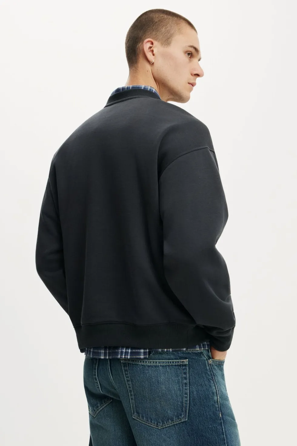 Box Fit Crew Sweater