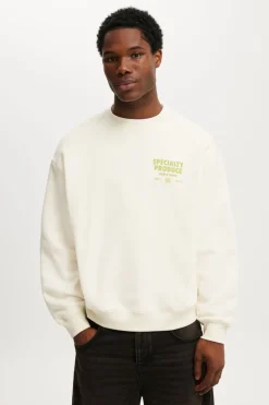Box Fit Graphic Crew Sweater