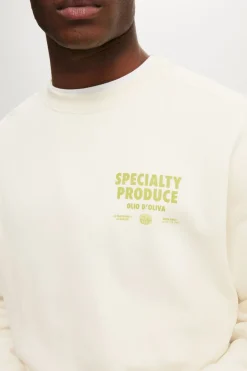 Box Fit Graphic Crew Sweater