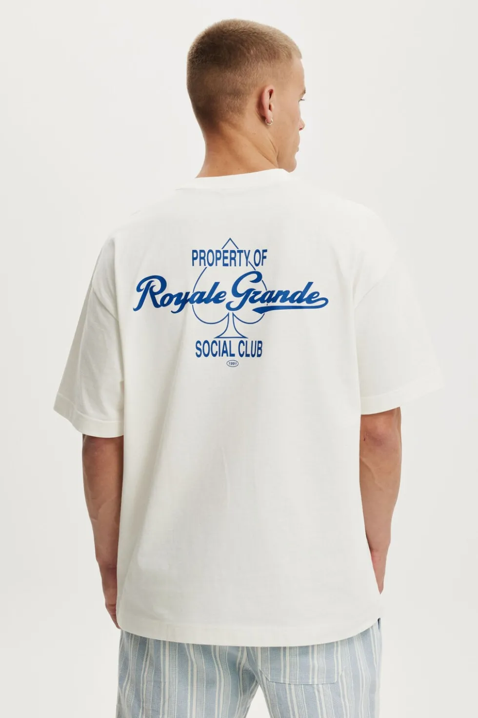 Box Fit Text T-Shirt