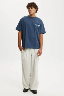 Box Fit Text T-Shirt