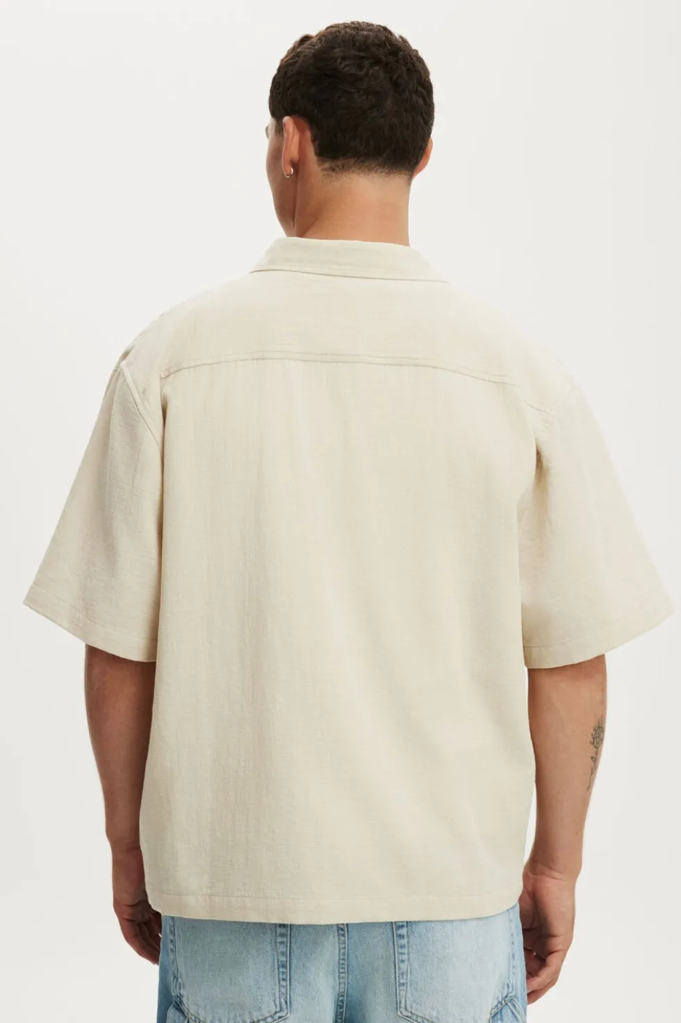 Boxy Fit Short Sleeve Shirt