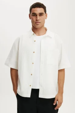 Boxy Fit Short Sleeve Shirt