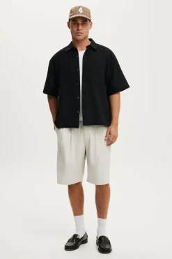 Boxy Fit Short Sleeve Shirt