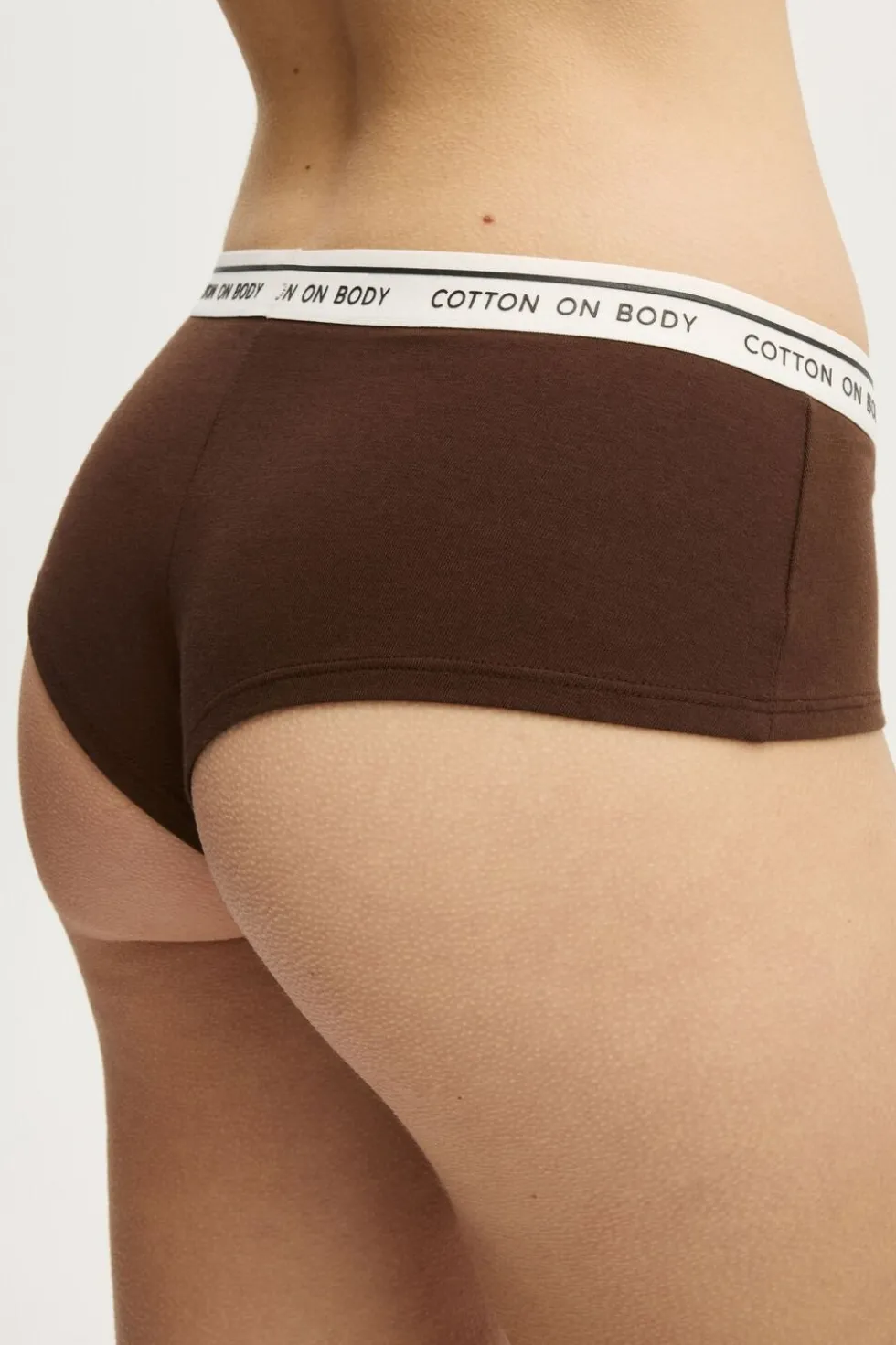 Branded Cotton Cheeky Boyshort