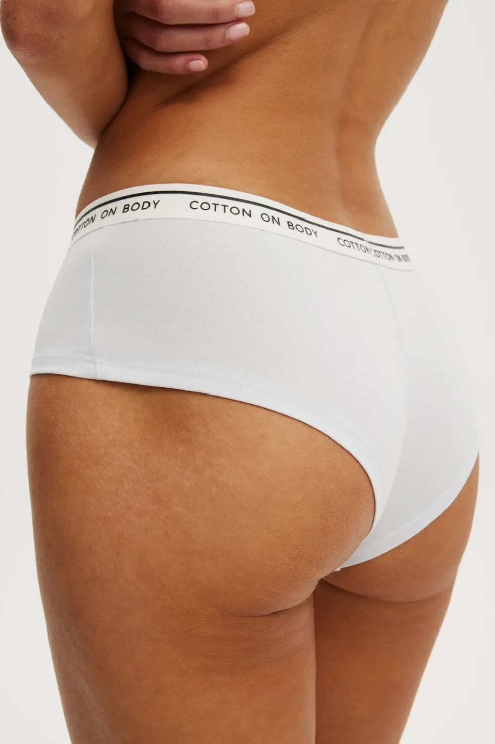 Branded Cotton Cheeky Boyshort