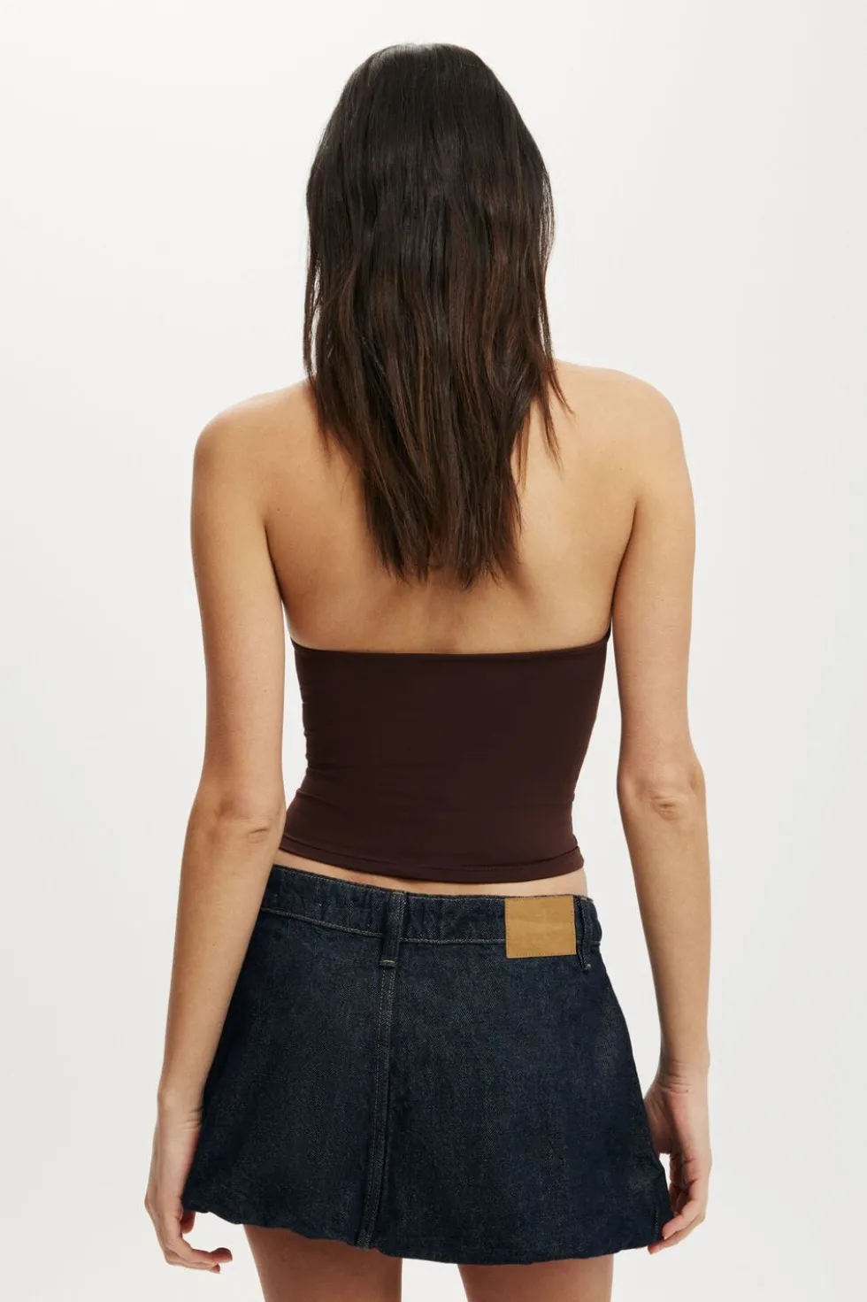 Bubble Denim Skirt