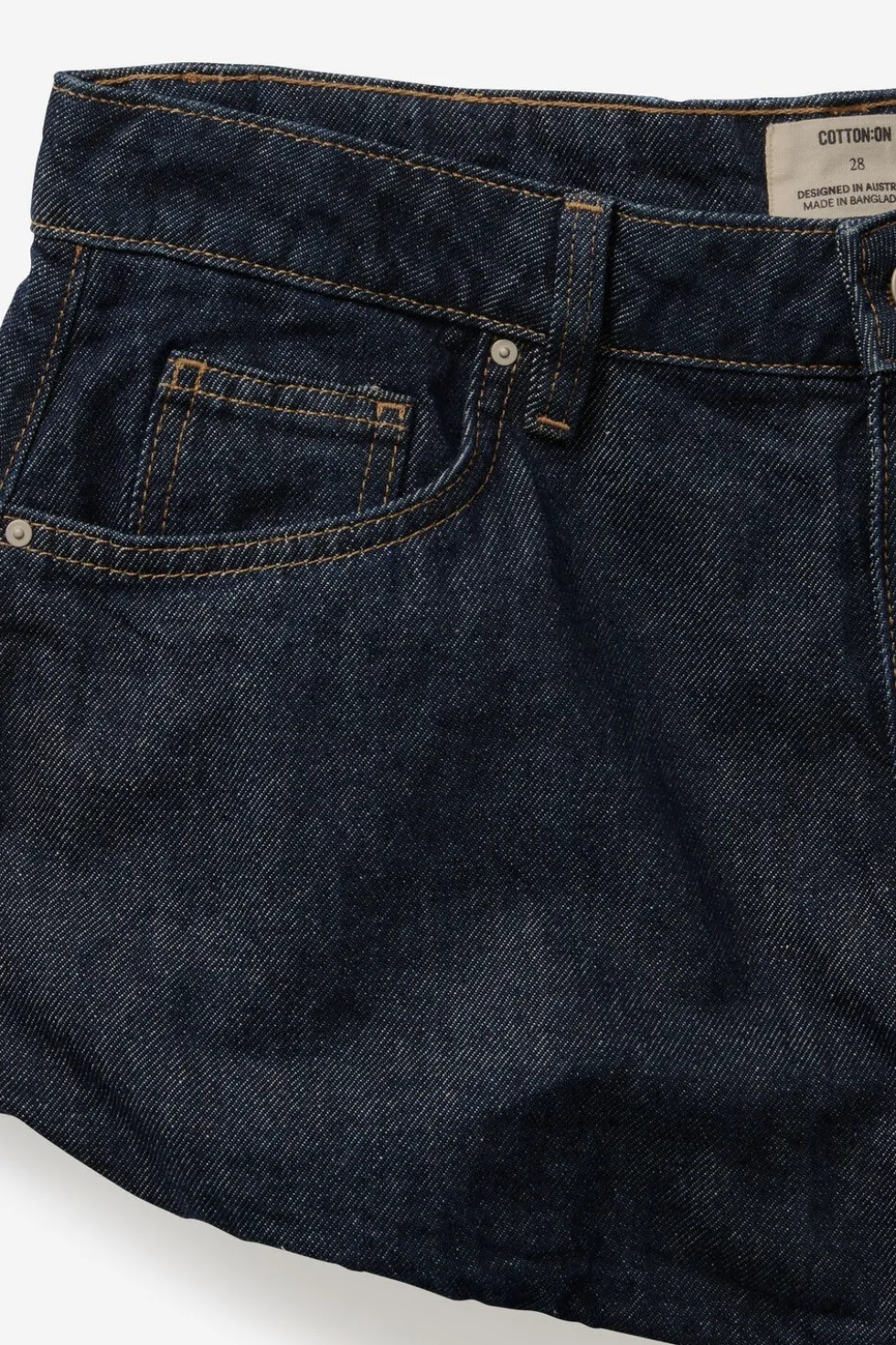 Bubble Denim Skirt