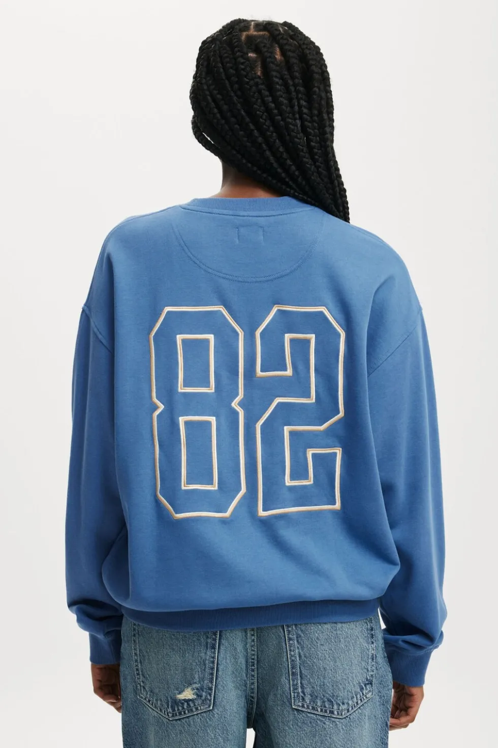 Classic Fleece Graphic Crew Sweatshirt