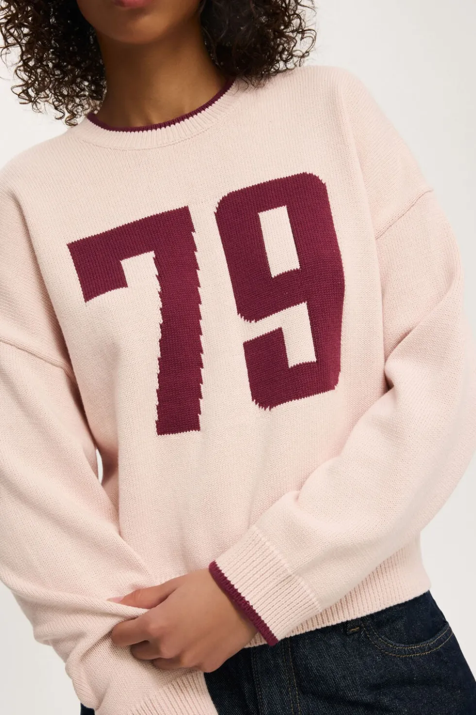 Cotton Crew Neck Sweater
