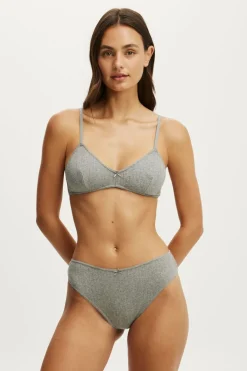 Cotton Pointelle Cheeky Brief