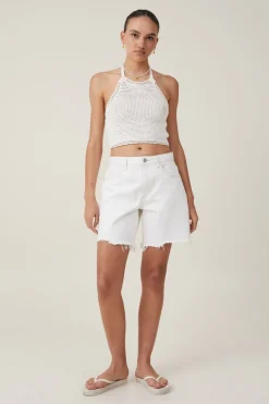 Crochet Scallop Halter Knit
