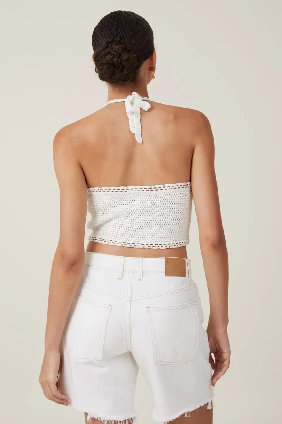 Crochet Scallop Halter Knit