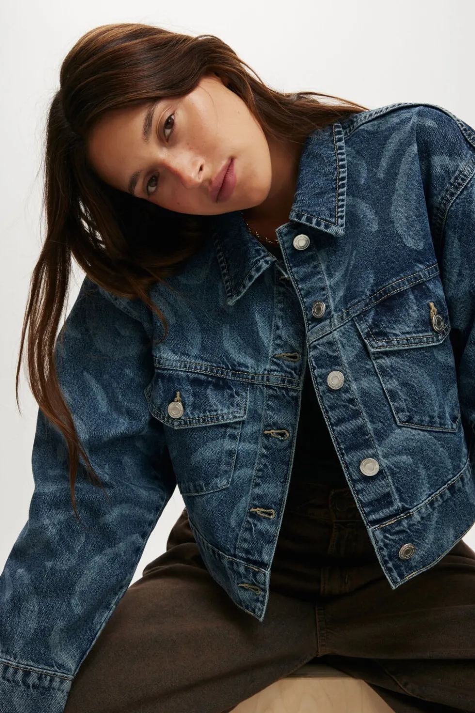 Cropped Denim Jacket