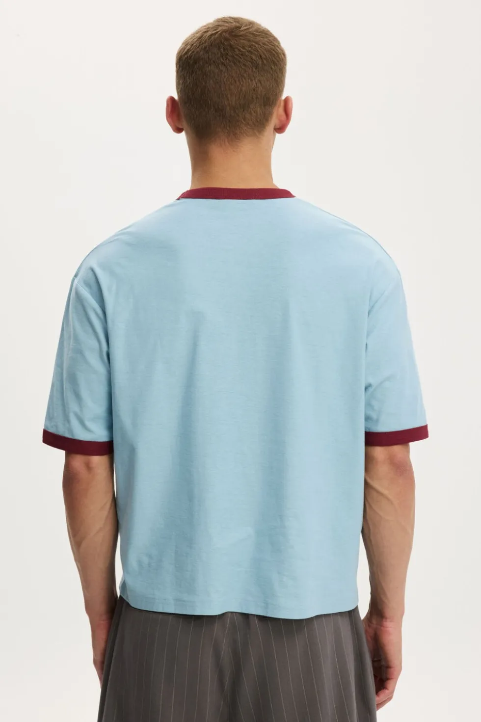 Cropped Fit Graphic T-Shirt