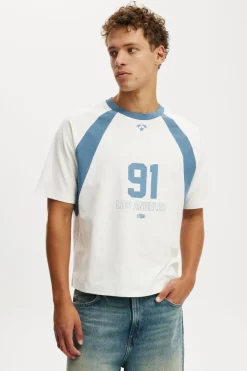 Cropped Fit Graphic T-Shirt