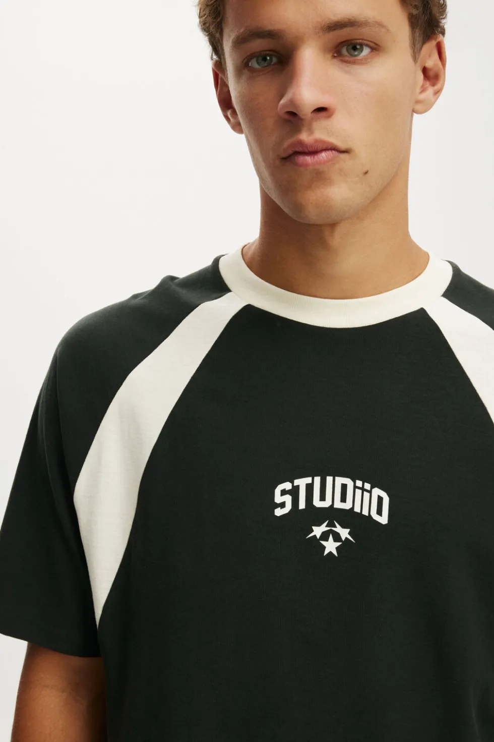 Cropped Fit Graphic T-Shirt
