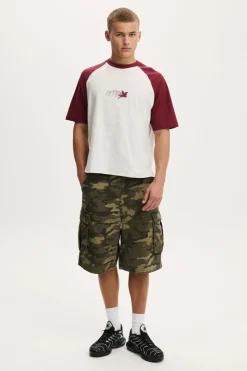 Cropped Fit Graphic T-Shirt