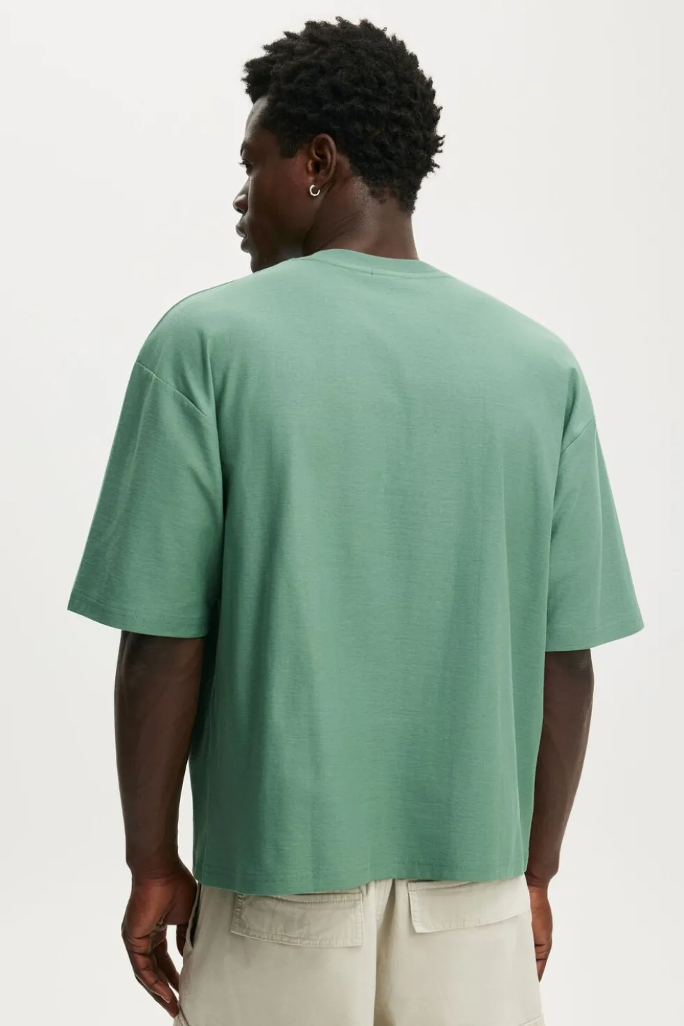 Cropped Fit Graphic T-Shirt