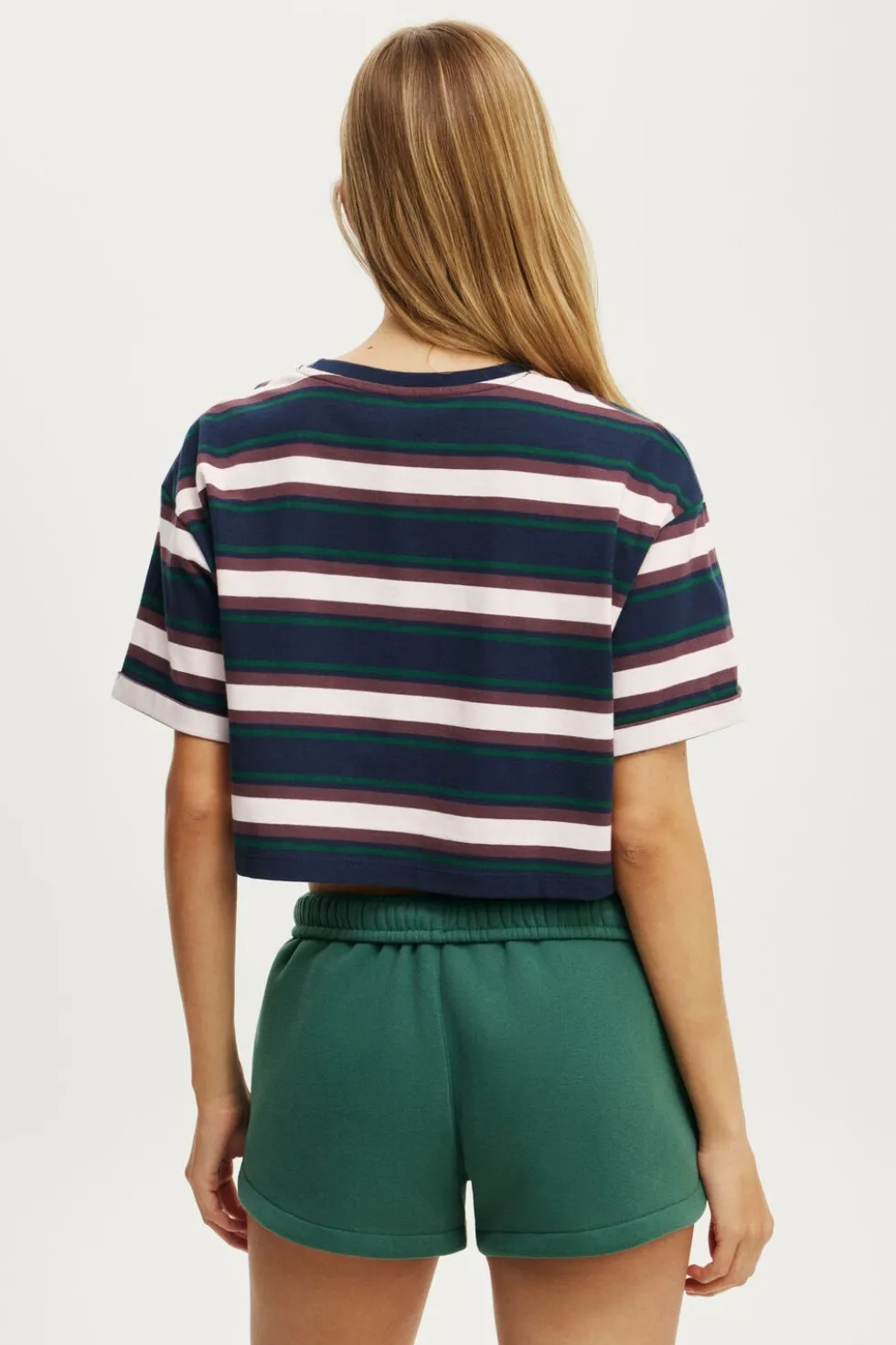 Cropped Graphic Active Tee