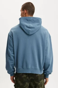 Cropped Zip Up Hoodie