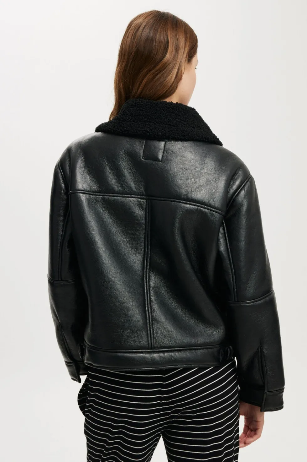 Dakota Faux Leather Aviator
