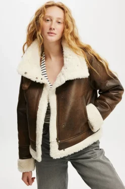 Dakota Faux Leather Jacket