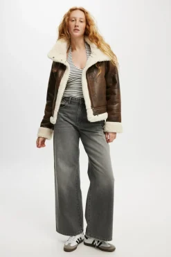 Dakota Faux Leather Jacket