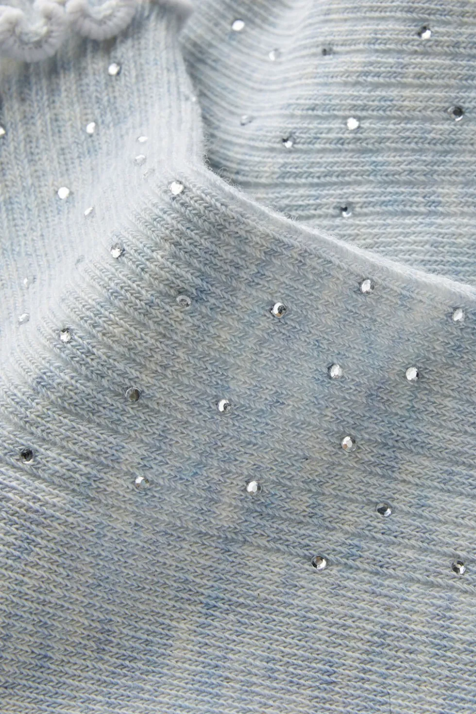 Diamante Frill Ankle Sock