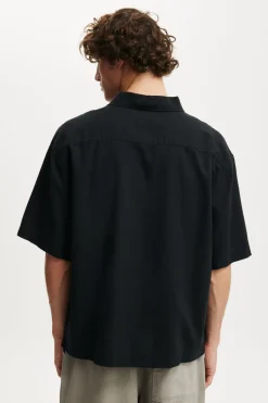 Eli Linen Blend Short Sleeve Shirt