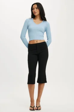 Everfine Rib V-Neck Polo