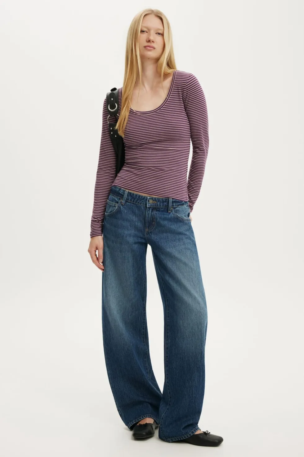 Everyday Smooth Scoop Neck Long Sleeve