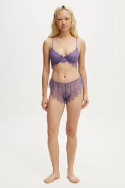 Eyelash Lace Underwire Bra