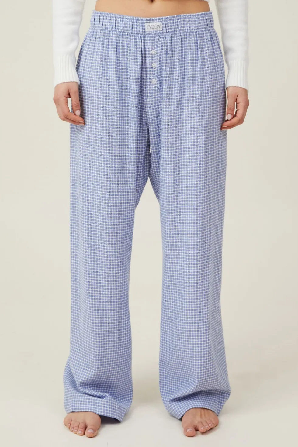 Flannel Boyfriend Boxer Pant