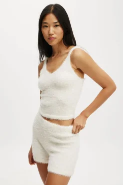 Fluffy Knitted Cami