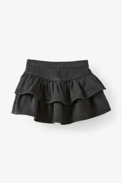Frill Denim Skirt